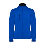 Softshell-Jacke mit Elastan für Damen 300 g/m2 Roly Direct Nebraska farbe köngisblau zweite Ansicht