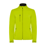 Softshell-Jacke mit Elastan für Damen 300 g/m2 Roly Direct Nebraska farbe lindgrün zweite Ansicht