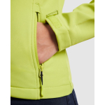 Softshell-Jacke mit Elastan für Damen 300 g/m2 Roly Direct Nebraska farbe lindgrün erste Detailansicht