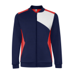 Sportjacke mit Frontreißverschluss 240 g/m2 Roly Direct Leros farbe rot zweite Ansicht