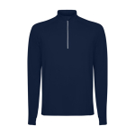 Sweatshirt aus recyceltem Polyester 200 g/m2 Roly Direct Estambul farbe marineblau zweite Ansicht