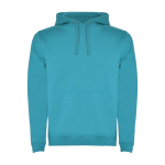 Sweatshirt aus Baumwolle und Polyester 280 g/m2 Roly Direct Urban farbe türkis zweite Ansicht