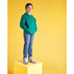 Sweatshirt aus Baumwolle und Polyester 280 g/m2 Roly Direct Urban farbe türkis zweite Gebrauchsansicht
