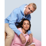 Sweatshirt aus Baumwolle und Polyester 280 g/m² Roly Direct Urban farbe pastellblau fünfte Gebrauchsansicht