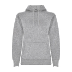 Slim Fit Sweatshirt für Damen aus Baumwolle 280 g/m2 Roly Direct Urban farbe grau zweite Ansicht