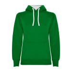 Slim Fit Sweatshirt für Damen aus Baumwolle 280 g/m2 Roly Direct Urban farbe grün zweite Ansicht