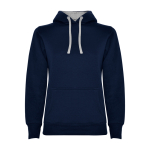 Slim Fit Sweatshirt für Damen aus Baumwolle 280 g/m2 Roly Direct Urban farbe dunkelblau zweite Ansicht