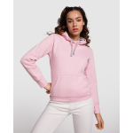 Slim Fit Sweatshirt für Damen aus Baumwolle 280 g/m2 Roly Direct Urban farbe hellrosa erste Gebrauchsansicht