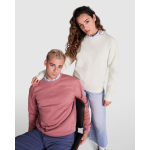 Pullover aus Baumwolle mit Rippbündchen 280 g/m2 Roly Direct Clasica farbe weiß dritte Gebrauchsansicht