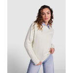 Pullover aus Baumwolle mit Rippbündchen 280 g/m² Roly Direct Clasica farbe pastellgrün erste Gebrauchsansicht