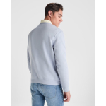Pullover aus Baumwolle mit Rippbündchen 280 g/m² Roly Direct Clasica farbe verwaschenes blau erste Detailansicht