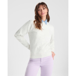 Pullover aus Baumwolle mit Rippbündchen 280 g/m² Roly Direct Clasica farbe verwaschenes blau dritte Detailansicht