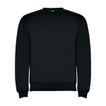 Pullover aus Baumwolle mit Rippbündchen 280 g/m2 Roly Direct Clasica farbe aschgrau zweite Ansicht