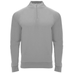 Polyester-Sweatshirt mit Reißverschluss, 200 g/m², Roly Epiro Direct farbe grau erste Gebrauchsansicht