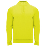 Polyester-Sweatshirt mit Reißverschluss, 200 g/m², Roly Epiro Direct farbe neongelb erste Gebrauchsansicht