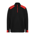 Arbeits-Pullover aus Baumwolle und Polyester 280 g/m2 Roly Maverick farbe rot zweite Ansicht