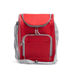 Kühltasche aus Polyester mit isoliertem Hauptfach für 15L farbe rot zweite Ansicht