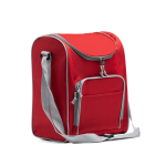 Kühltasche aus Polyester mit isoliertem Hauptfach für 15L farbe rot erste Gebrauchsansicht