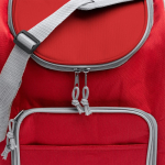 Kühltasche aus Polyester mit isoliertem Hauptfach für 15L farbe rot zweite Detailansicht
