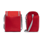 Kühltasche aus Polyester mit isoliertem Hauptfach für 15L farbe rot vierte Detailansicht