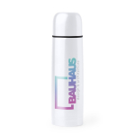 Thermoskanne aus Edelstahl mit glänzendem Finish 500 ml farbe weiß vierte Detailansicht