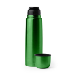 Thermoskanne aus Edelstahl mit glänzendem Finish 500 ml farbe grün erste Gebrauchsansicht