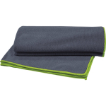 Bade- und Strandtuch aus Polyester und Polyamid 280 g/m2 farbe aschgrau zweite Ansicht
