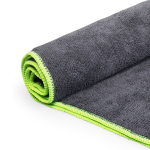 Bade- und Strandtuch aus Polyester und Polyamid 280 g/m2 farbe aschgrau zweite Detailansicht