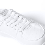 Freizeitschuhe mit Gummisohle und mikroperforierter Zunge Roly Direct farbe weiß dritte Gebrauchsansicht