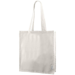 Baumwolltasche aus recyceltem Canvas mit langen Griffen 240g/m2 farbe natürliche farbe zweite Ansicht