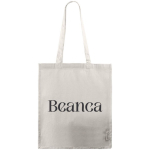 Baumwolltasche aus recyceltem Canvas mit langen Griffen 240g/m2 farbe natürliche farbe sechste Ansicht