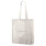 Baumwolltasche aus recyceltem Canvas mit langen Griffen 240g/m2 farbe natürliche farbe Detailbild