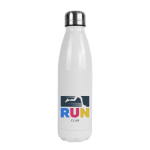 Flasche mit weißer Oberfläche für Sublimationsdruck 750ml City farbe weiß vierte Ansicht