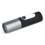 Wiederaufladbare LED-Taschenlampe mit mehreren Modi und Zoomfunktion farbe schwarz