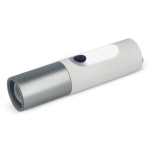 Wiederaufladbare LED-Taschenlampe mit mehreren Modi und Zoomfunktion farbe weiß