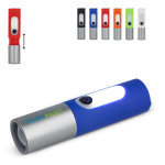 Wiederaufladbare LED-Taschenlampe mit mehreren Modi und Zoomfunktion
