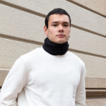Halswärmer aus RPET-Polyester in neutralen Farben zweite Ansicht