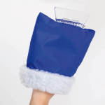 Eiskratzer mit Schutzfäustling aus Polyester farbe blau vierte Ansicht