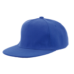 5-Panel-Mütze aus Baumwolle und Polyester mit Klettverschluss