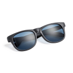 Sonnenbrille in matten Farben mit schwarzen, transparenten Gläsern farbe schwarz erste Ansicht