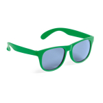 Sonnenbrille in matten Farben mit schwarzen, transparenten Gläsern farbe grün erste Ansicht
