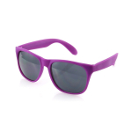 Sonnenbrille in matten Farben mit schwarzen, transparenten Gläsern farbe pink vierte Ansicht