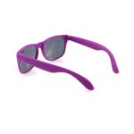 Sonnenbrille in matten Farben mit schwarzen, transparenten Gläsern farbe pink fünfte Ansicht