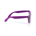 Sonnenbrille in matten Farben mit schwarzen, transparenten Gläsern farbe pink erste Ansicht