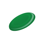 Klassischer Outdoor-Frisbee aus Kunststoff in verschiedenen Farben farbe grün erste Ansicht