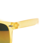 Sonnenbrille mit durchsichtigem Farbdesign und verspiegelten Gläsern farbe gelb erste Ansicht