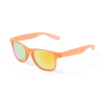 Sonnenbrille mit durchsichtigem Farbdesign und verspiegelten Gläsern farbe orange erste Ansicht