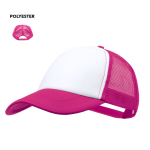 5-Panel-Polyester-Trucker-Style-Cap mit verstellbarem Verschluss
