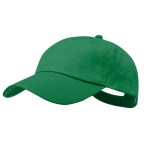 5-Panel-Baumwollmütze mit Klettverschluss in verschiedenen Farben farbe grün erste Ansicht