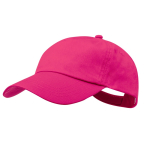 5-Panel-Baumwollmütze mit Klettverschluss in verschiedenen Farben farbe pink erste Ansicht